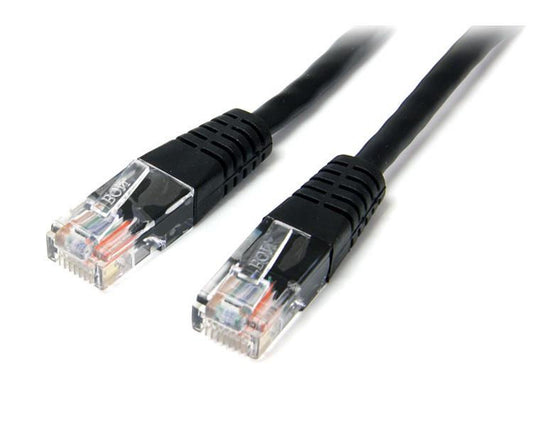15m Black Molded Cat5e UTP Patch Cable