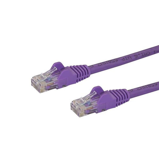 10m Purple Snagless Cat6 UTP Patch Cable