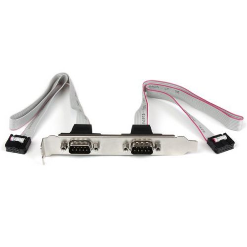 StarTech.com 16in 2 Port DB9 Port Bracket to 10 Pin