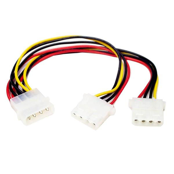 LP4 to 2x LP4 Power Y Splitter Cable MF