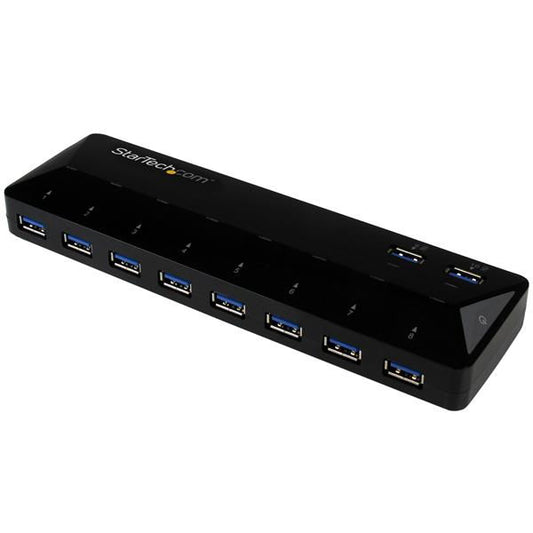 10 Port USB 3.0 Hub with 2 x 1.5A Ports