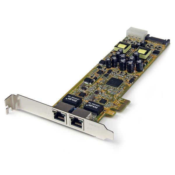 StarTech.com 2 Port Gbit Ethernet PCIe Network Card