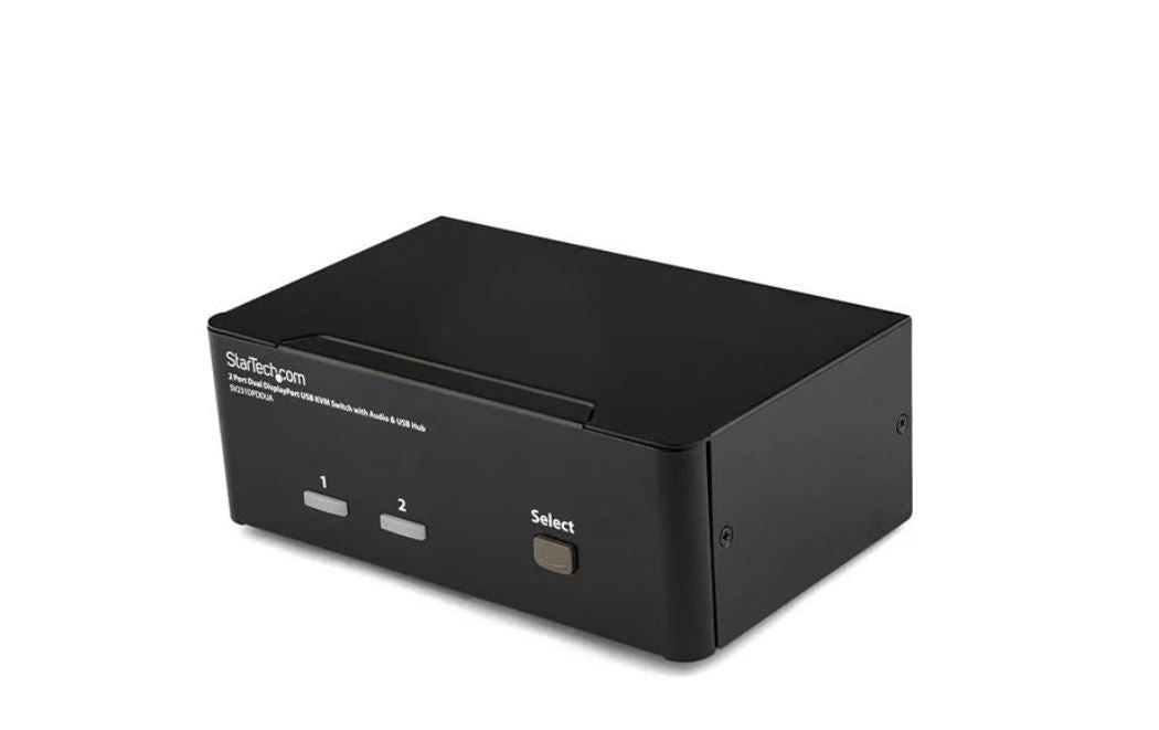 StarTech.com USB DisplayPort Dual Monitor KVM Switch