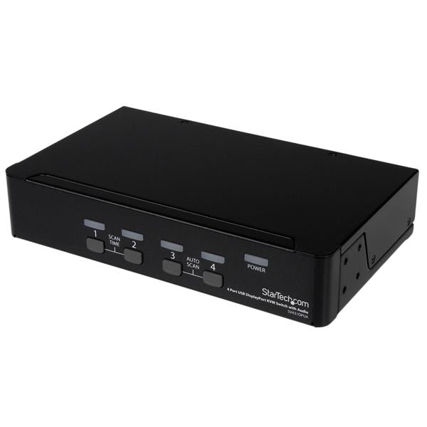 4 Port USB DP KVM Switch with Audio