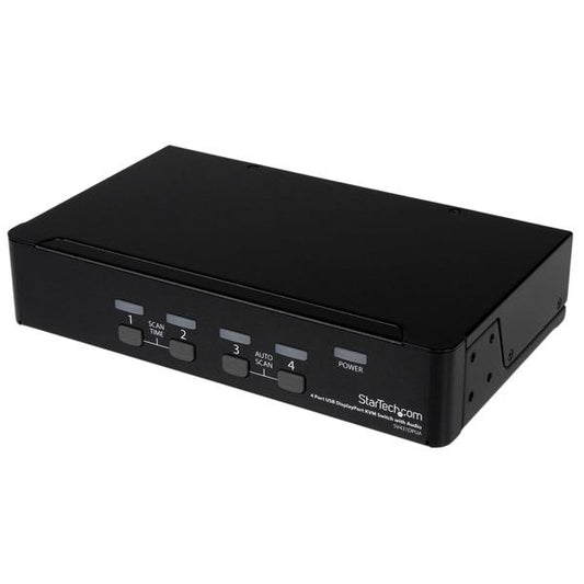 4 Port USB DP KVM Switch with Audio