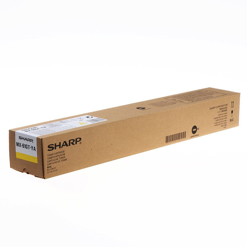 Original Sharp MX61GTYA Yellow Toner