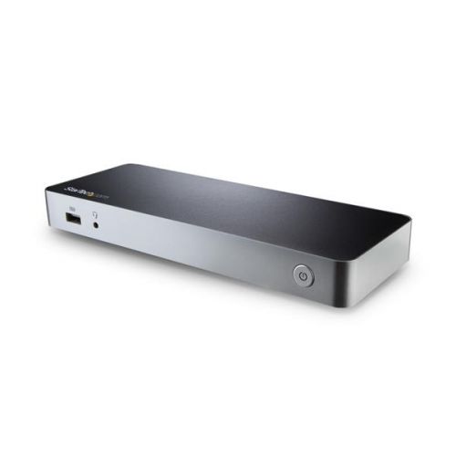 StarTech.com Windows Dual Monitor USB C Dock 60W PD