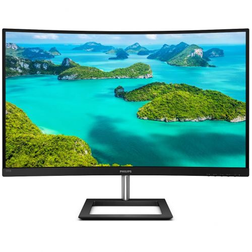 Philips E Line 325E1C 31.5 Inch 2560 x 1440 Pixels Quad HD VA Panel HDMI VGA DisplayPort Monitor