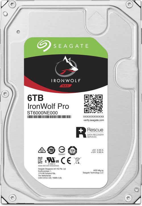 Seagate 6TB IronWolf Pro SATA Internal Hard Drive