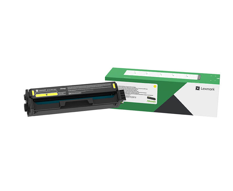 Lexmark Yellow Toner Cartridge Return Program 1.5K Pages - 20N20Y0