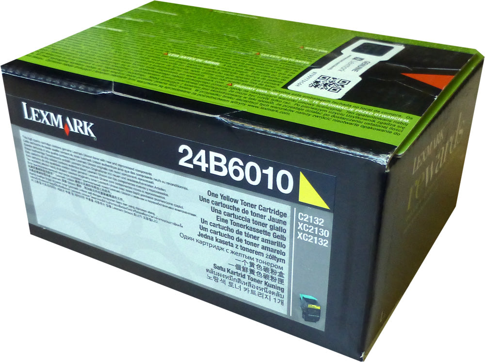 Lexmark 24B6010 Yellow 3000 Pages Toner