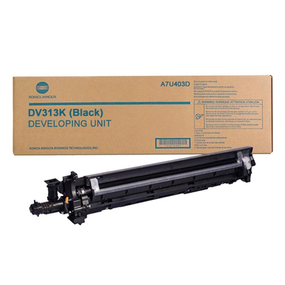 Original Konica Minolta A7U403D Developing Unit DV313K black bizhub C258/308/368