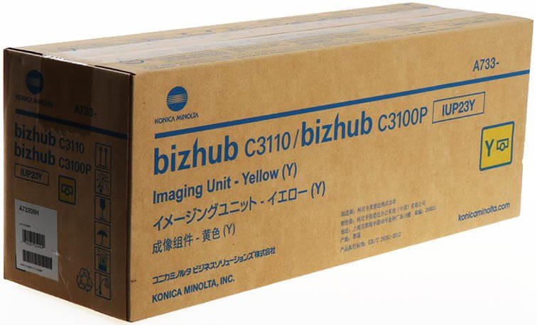 Original Konica Minolta A73308H IUP23Y Yellow Drum Unit