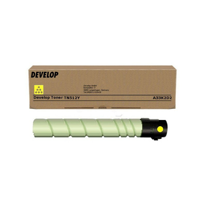 Original Develop A33K2D2 TN512Y Toner Yellow
