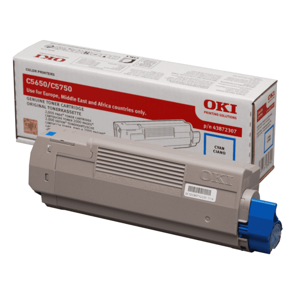 Original OKI 44318619 Cyan 11500 Pages Original Toner