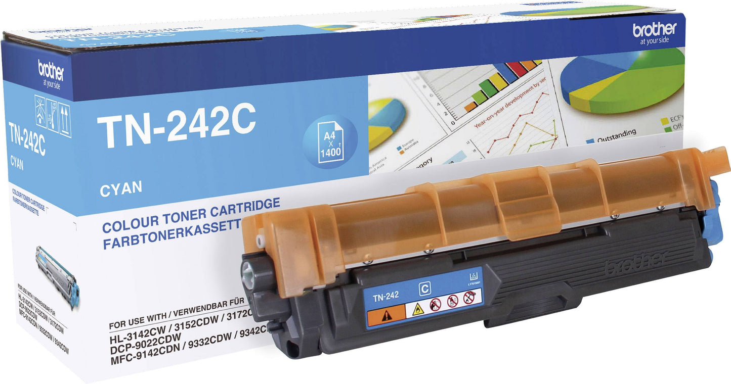 Original Brother TN242C Cyan 1400 Pages Original Toner