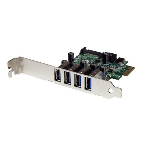 4 Port PCIe USB 3.0 Controller Card UASP