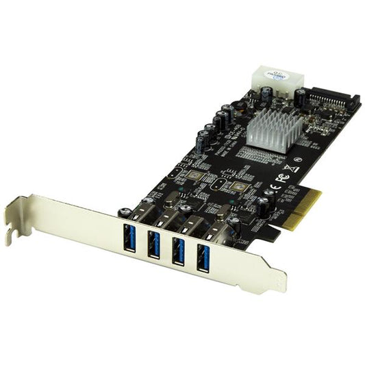 4PT PCIe USB3 Card Adapter UASP SATA LP4
