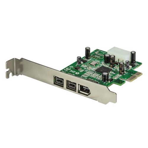 StarTech.com 3 Port 2b 1a PCI Express FireWire Card Adapter