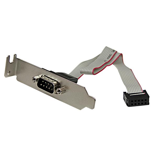 1PT LP DB9 RS232 Serial ATA Slot Plate