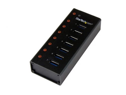 StarTech.com 7PT USB3 Hub Desktop Wall Mountable Encl