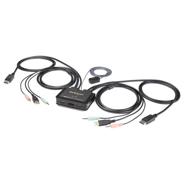 2Port USB 4K 60Hz DisplayPort KVM Switch