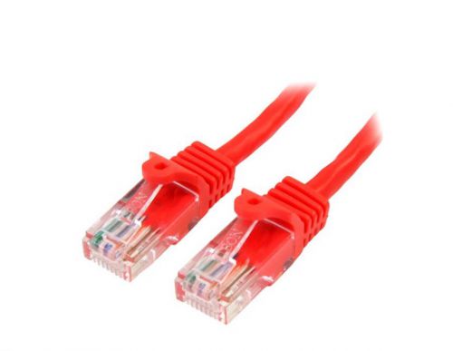 StarTech.com 1m Red Cat5e Snagless RJ45 Patch Cable