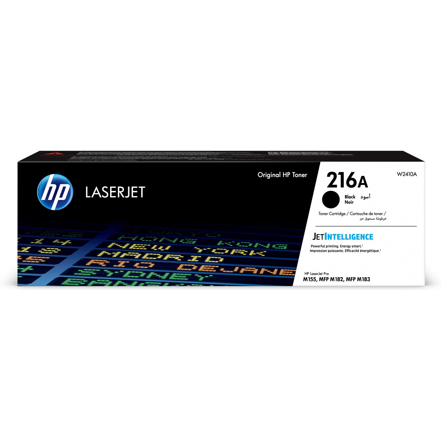 HP 216A Black Standard Capacity Toner Cartridge 1.05K pages for HP Color LaserJet Pro MFP M182/M183 series - W2410A