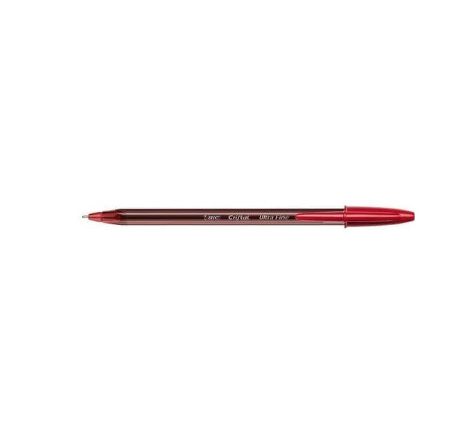 Bic Cristal Exact Ballpoint Pen 0.7mm Tip 0.28mm Line Red (Pack 20) - 992604