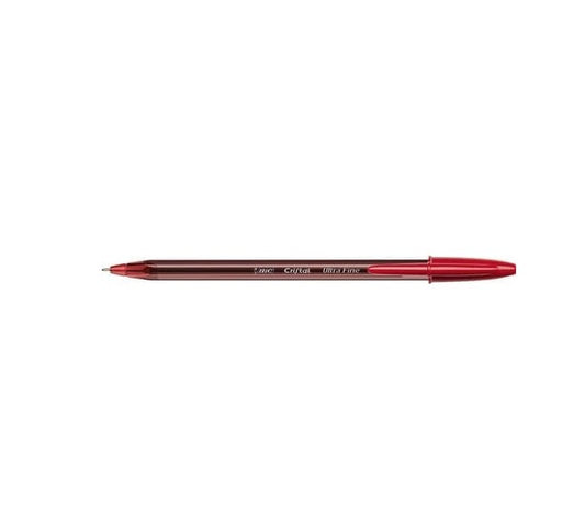Bic Cristal Exact Ballpoint Pen 0.7mm Tip 0.28mm Line Red (Pack 20) - 992604