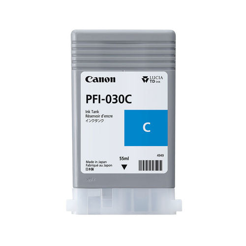 Original Canon 3490C001 (PFI-030 C) Ink Cartridge Cyan