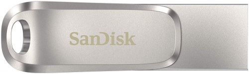 SanDisk Ultra Dual Drive Luxe 32GB USB A USB C Stainless Steel Flash Drive