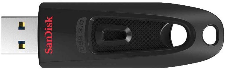 SanDisk Ultra 512GB USB 3.0 100Mbs Read Speed 128 Bit AES Flash Drive