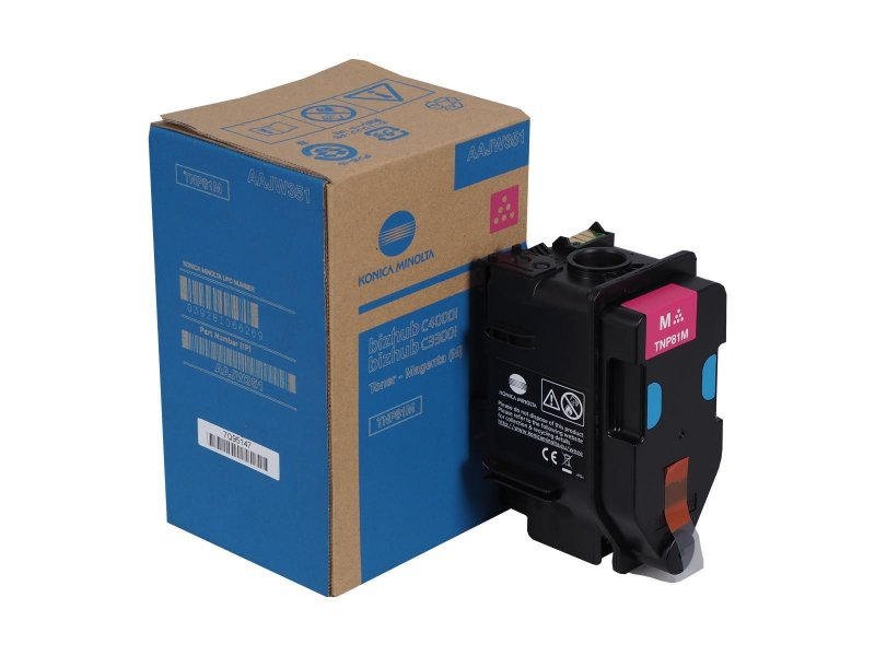 Original Konica Minolta AAJW351 (TNP81M) Magenta Toner