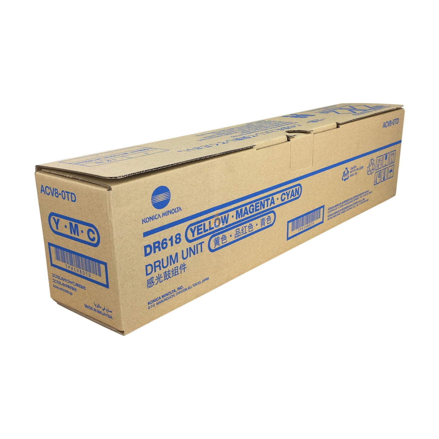 Original KONICA MINOLTA ACV80TD/ACV80TE DR618CMY COLOUR DRUM