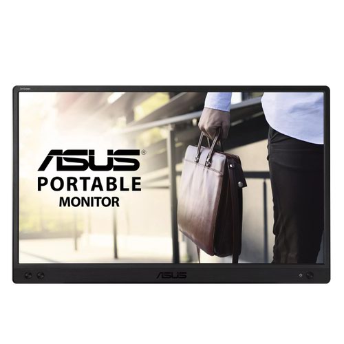 ASUS MB166C ZenScreen 15.6 Inch 1920 x 1080 Pixels Full HD Resolution 5ms Response Time IPS Panel USB C Monitor