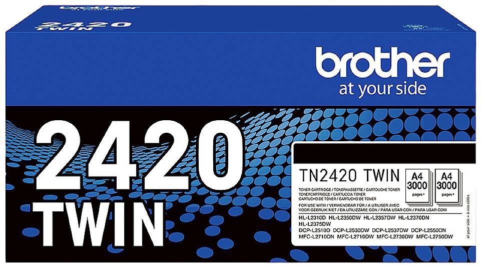 Brother TN2420TWIN PK Black Toner cart