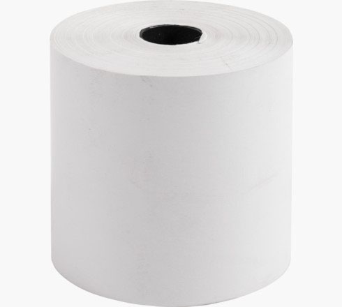 Exacompta Receipt Rolls Thermal 44gsm 80x70x12mm 70m Length (Pack 5) 44819E