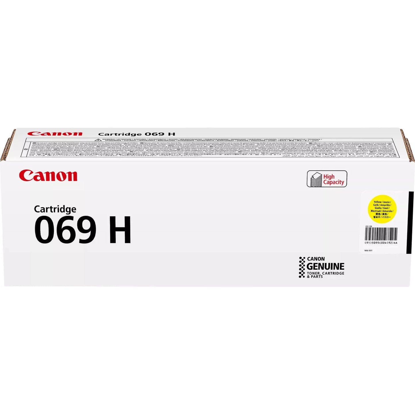 Original Canon 5095C002 (069H) Toner Yellow High Capacity 5.5k Pages