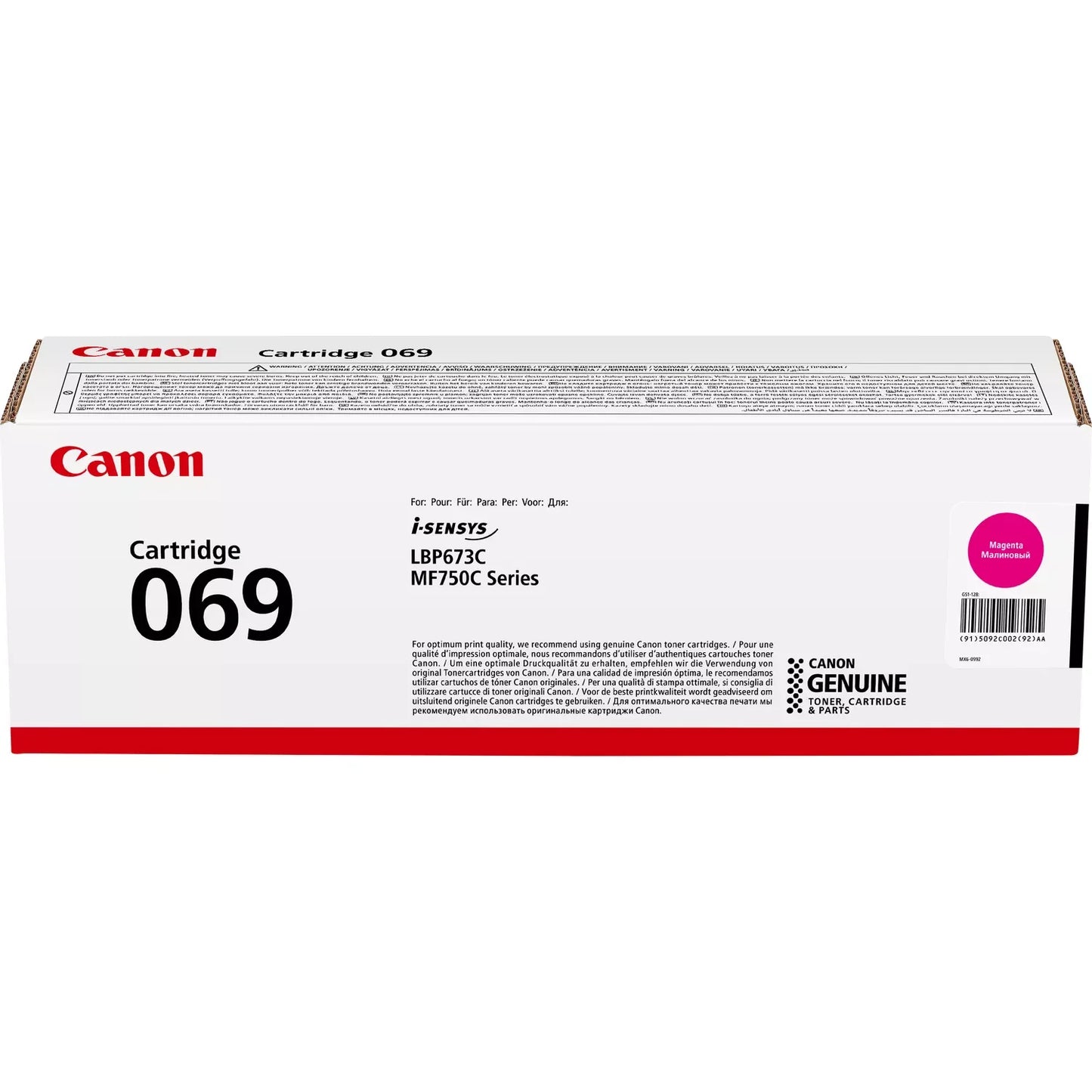 Canon 5092C002 069 Magenta Toner 1.9K
