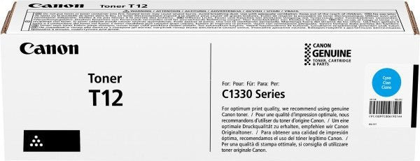 Original Canon 5097C006 T12 Toner cartridge cyan 5.3K