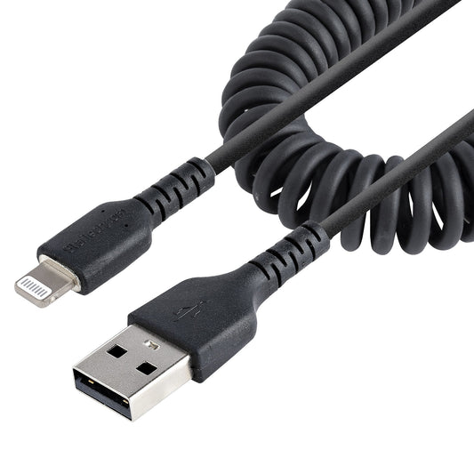 1m 3ft USB To Lightning Cable Coiled