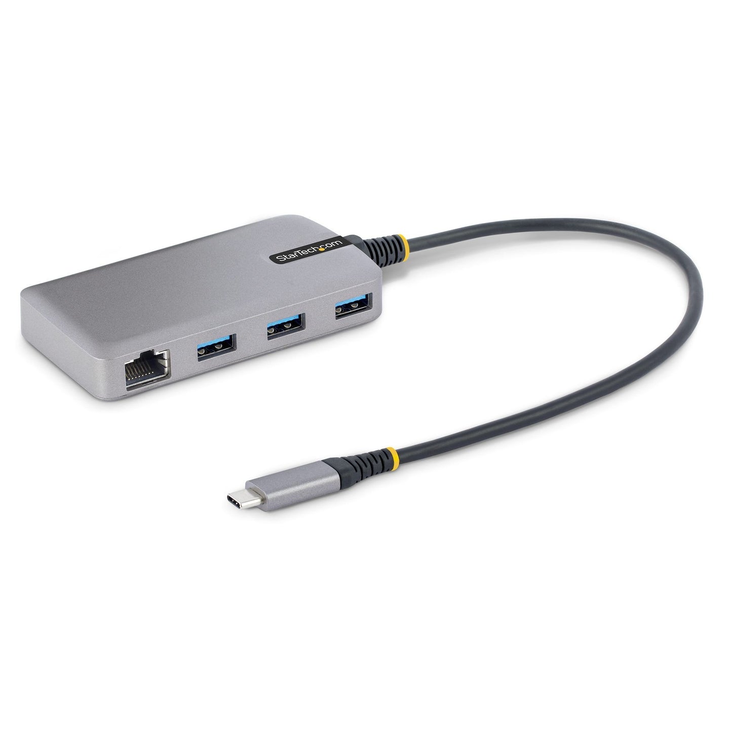 StarTech.com 3-Port USB-C Hub with Ethernet - 3x USB-A Ports Gigabit Ethernet RJ45