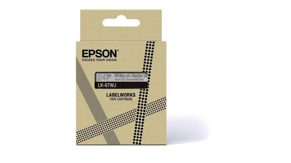 Epson C53S672070 White on Mat Clear 24MM