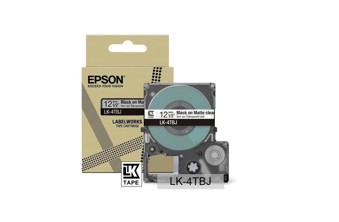 Epson C53S672065 Bk on Matte Clear 12MM