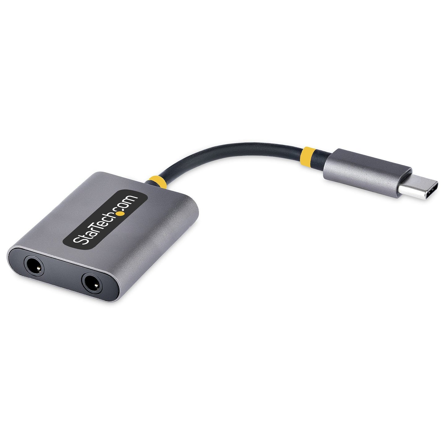 USB C Headphone Splitter Dongle with Mic