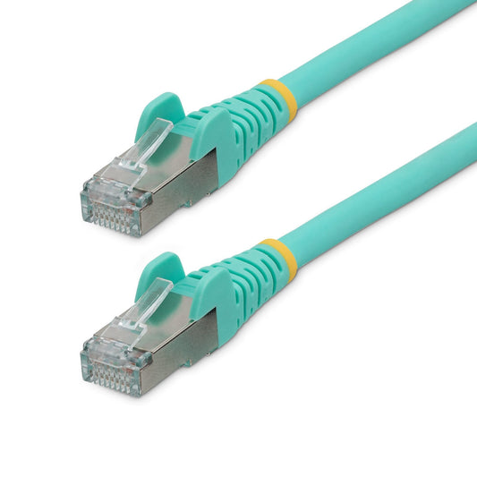 50cm LSZH CAT6a Ethernet RJ45 Aqua Cable