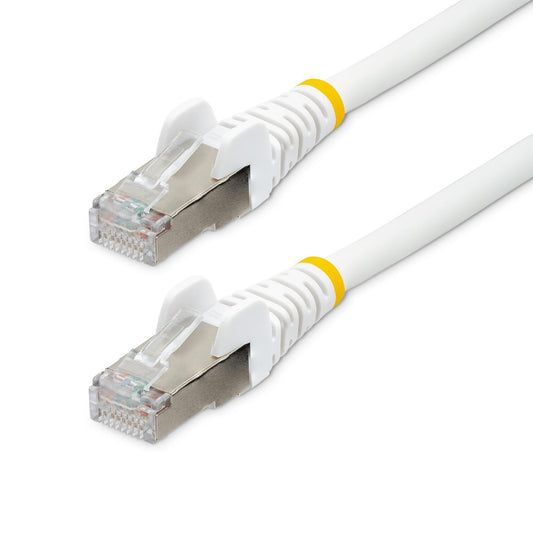 50cm LSZH CAT6a Ethernet White Cable