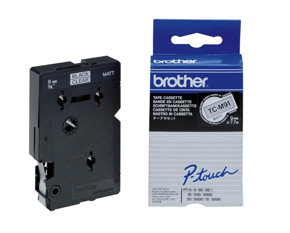 Brother TCM91 PTouch Ribbon 9mm x 7.7m
