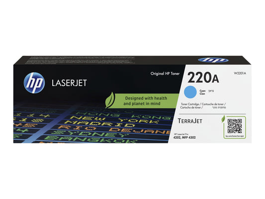 OEM HP W2201A/220A Cyan Toner Cartridge